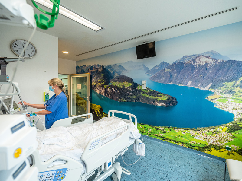 Patientenzimmer ITS